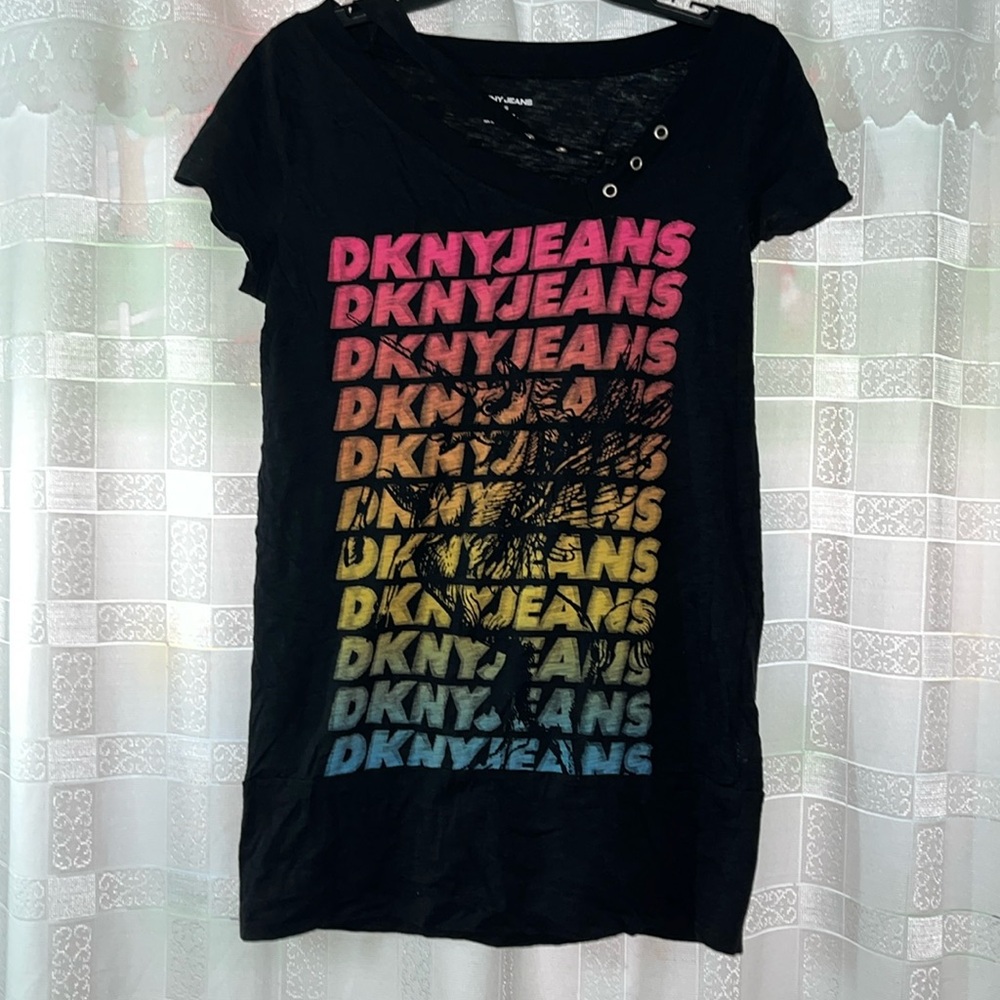 DKNY Jean t-shirt with unicorn 🦄 print